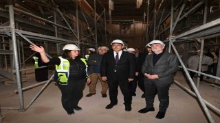 Depremlerle ağır hasar alan Kahramanmaraşın tarihi yeniden ayağa kalkıyor