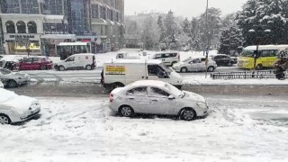 Develide kar yağışı etkili oldu