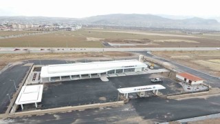 Develiye kazandırılan terminal binası hizmete hazır