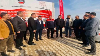 Diclede çiftçilere yüzde 75 hibeli 7 adet süt soğutma tankı dağıtıldı