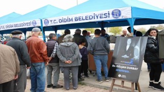 Didimde merhume başkan Durbay için lokma hayrı düzenlendi