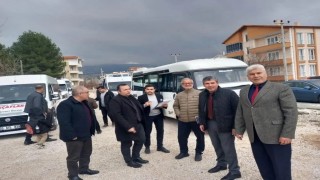Dinarda öğrenci servis araçlarına yönelik denetim