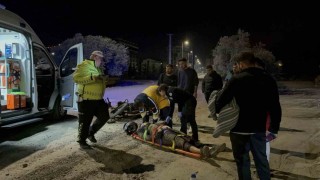 Direksiyon hakimiyetini kaybeden alkollü sürücü yaralandı