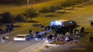 Diyarbakırda araç ile motosiklet çarpıştı: 1 yaralı