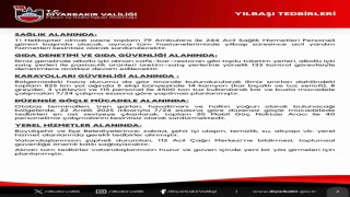 Diyarbakırda yılbaşı tedbirleri kapsamında 8 bin 737 güvenlik personeli sahada olacak