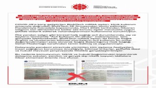 DMMden Türkiyeye BioNTech aşısı gelmedi iddialarına yalanlama