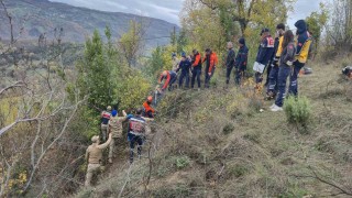Düştüğü çalılık mezarı oldu