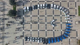 Düzcede emniyet ve jandarma teşkilatına 44 yeni araç