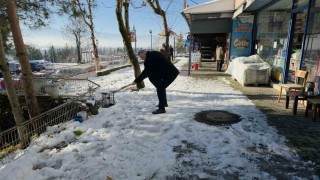 Düzcenin dronlu muhtarı iş başında