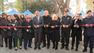 Edirnede polis eşleri tek yürek oldu, tüm ürünler tükendi