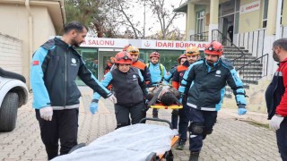 Elazığda deprem ve yangın tatbikatı gerçekleştirildi