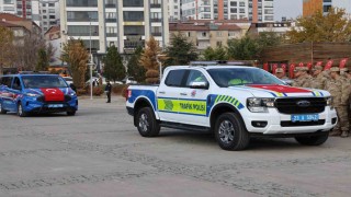 Elazığda emniyet ve jandarmaya 84 yeni araç