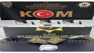 Elazığda uyuşturucu ve silah operasyonu: 1 tutuklama