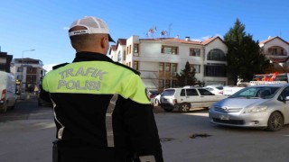 Elazığda yoğun bölgelerde trafik denetimi
