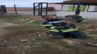 Elazığda yürek ısıtan kurtarma operasyonu