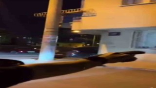 Elinde tabanca ile sokakta ateş edip tehditler savurdu