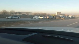 Elmadağda zincirleme kaza: 4 yaralı