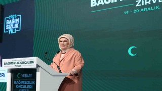 Emine Erdoğan, Bağımsızlık Öncüleri Zirvesinde konuştu: 2026yı Bağımsızlık Yılı ilan ediyoruz