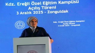 Emine Erdoğan, Karadeniz Ereğlide özel eğitim kampüsünün açılışına katıldı