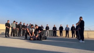 Erzincanda bekçilere suçla mücadele için uygulama eğitimi kursu