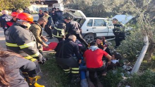 Erzinde trafik kazası:  3 yaralı