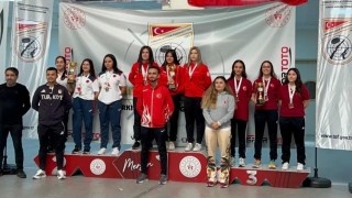 Erzurum ETÜ Atıcılık takımı Mersinde birinci oldu