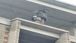 Erzurum Horasanda intihar girişimi: Ekipler son anda ikna etti