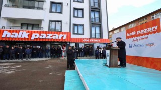 Erzurumda halk pazarının 10uncu şubesi açıldı