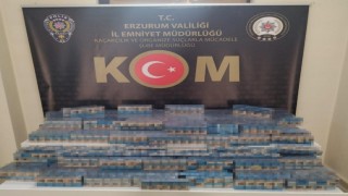 Erzurumda kaçak sigara operasyonu