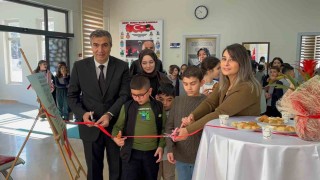 Erzurumda özel öğrencilerden anlamlı sergi