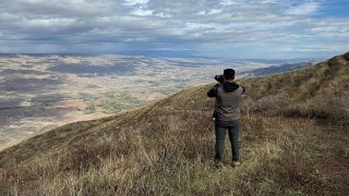 Erzurumun  İspir ilçesinde kaçak avcılara suçüstü