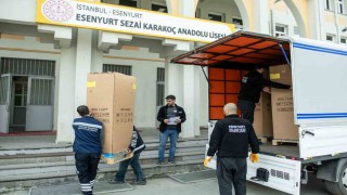 Esenyurtta öğrencilere ücretsiz içme suyu desteği