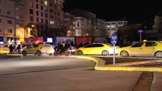 Eskişehirde taksicilerin yılbaşı yoğunluğu