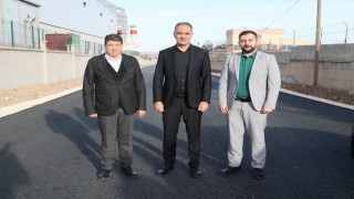 Eyyübiyedeki yol çalışması tamamlandı