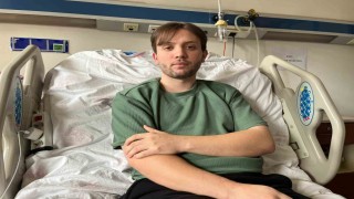 Felç kalan genç sürücüye hasta yatağında ikinci şok