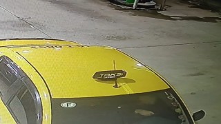 Gasbedilen taksinin yeni görüntüleri ortaya çıktı