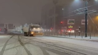 Gaziantep Büyükşehir, kar yağışına karşı tam kadro sahada