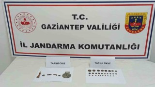 Gaziantepte 28 adet sikke ele geçirildi: 3 gözaltı