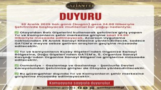 Gaziantepte tır ve kamyonların şehir merkezine girişi kısıtlandı
