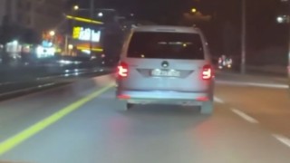 Gaziantepte trafikte tehlike saçan ve kaza yapmaktan kıl payı kurtulan sürücüye ceza