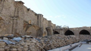 Gazzenin en eski camisi Büyük Ömer Camiinde restorasyon çalışmaları başladı