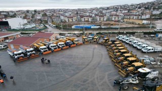 Gebzede kar alarmı: 425 personel ve 73 araçla teyakkuzda