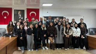 Geleceğin tapu teknikerlerine Kaymakam Dalaktan mesleki rehberlik