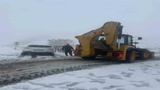 Gercüşte kar nedeniyle 5 köy yolu ulaşıma kapandı