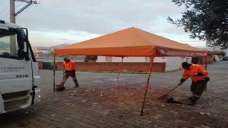 Germencikte temizlik çalışmaları devam ediyor