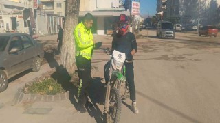 Gölbaşı ilçesinde motosiklet denetimleri devam ediyor