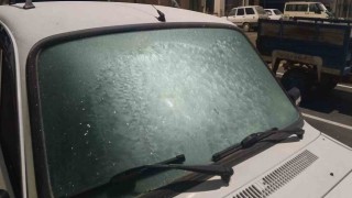 Gölbaşında soğuk hava etkisini gösteriyor