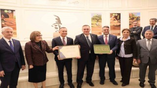 GTBye coğrafi işaret başarıları için teşekkür plaketi