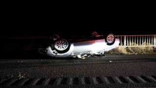 Gümüşhanede otomobil takla attı: 5 yaralı