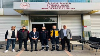 HAK-İŞ İl Başkanı Aküzüm, Acil Sağlık Hizmetleri Başkanı İpekle bir araya geldi